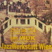 Poster for the JazzWerkstatt Wien festival 2005