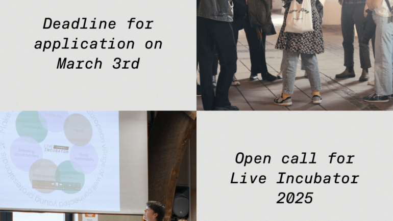 (c) Live Incubator open call 2025